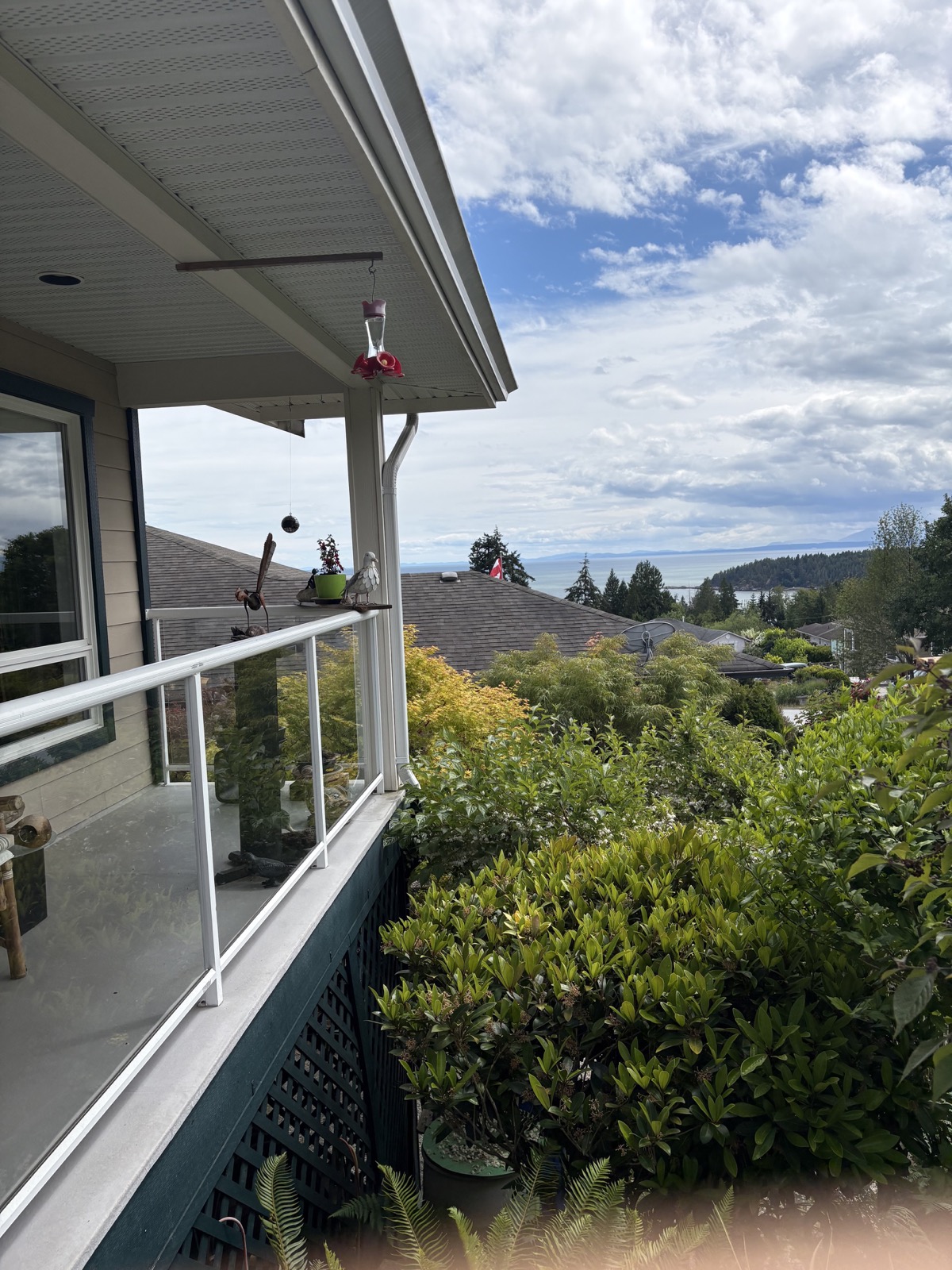 Ocean view from 6252 Baillie Road in West Sechelt