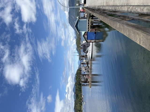 Boats and harbour water on the Sunshine Coast